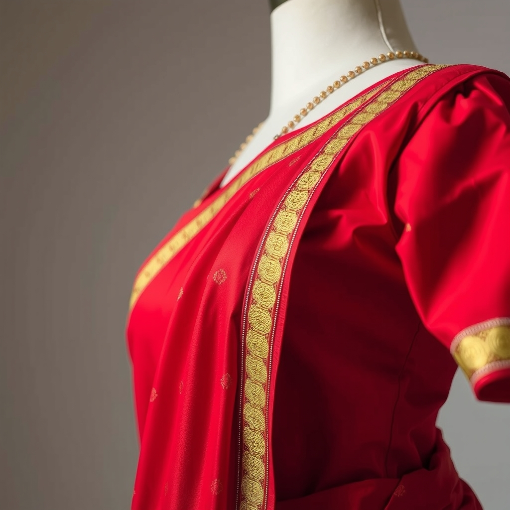 Gunyu Cholo Festive Set, Red 2