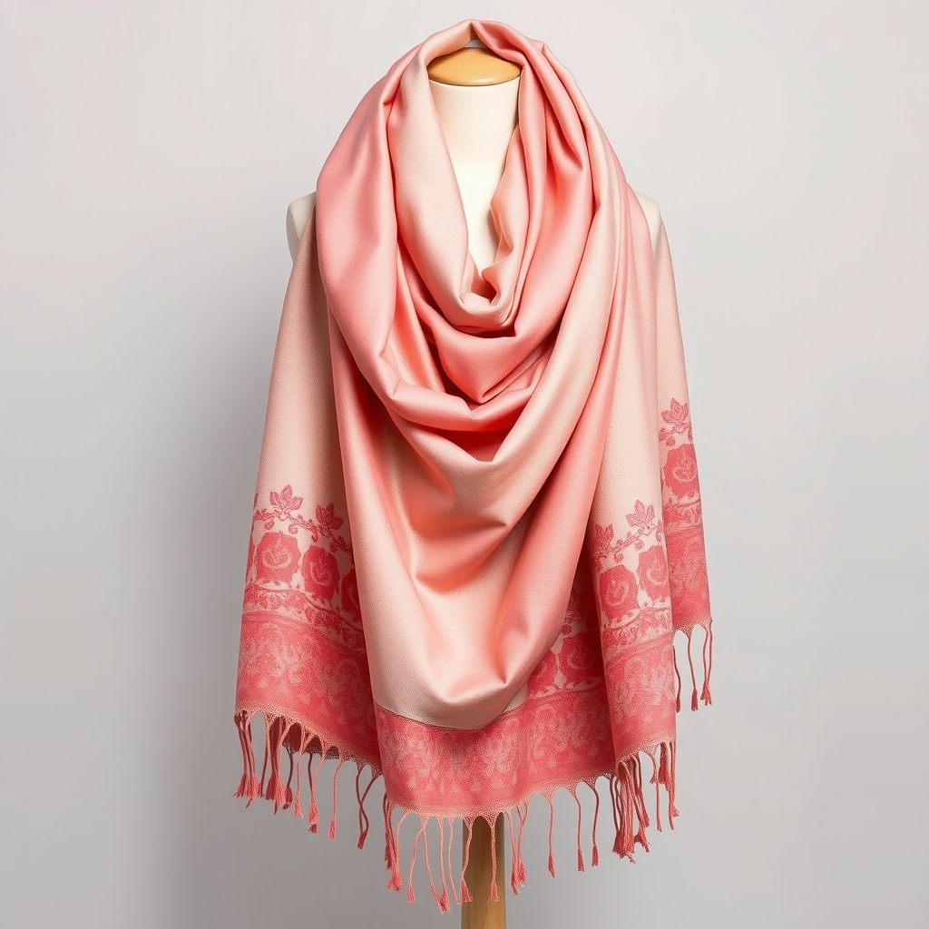 Hand-Embroidered Pashmina Shawl