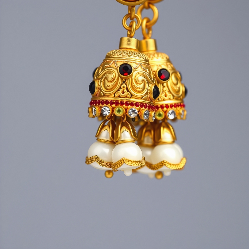 Pearl Jhumka Earrings 2