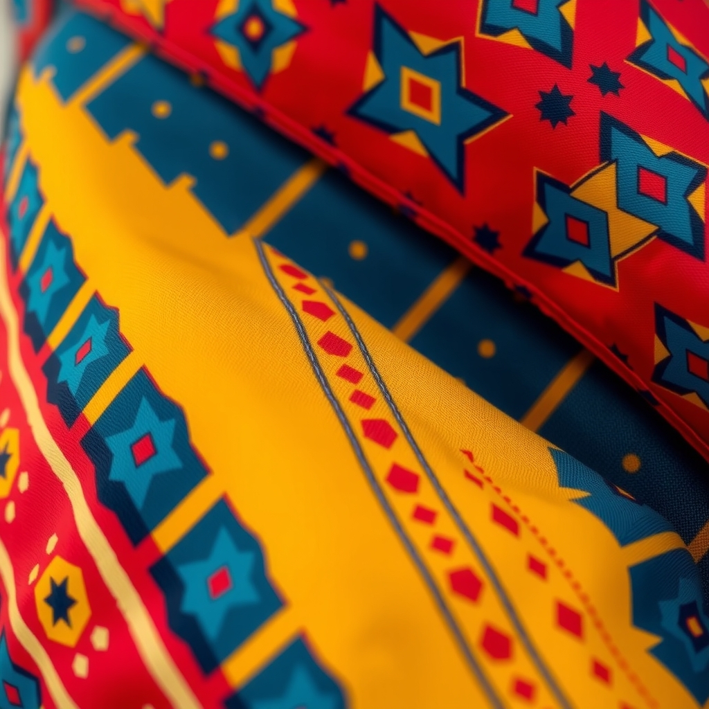 Dhaka Topi Print Bomber Jacket 2