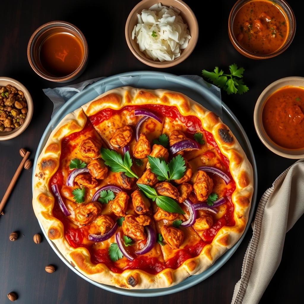 Chicken Tikka Pizza 2