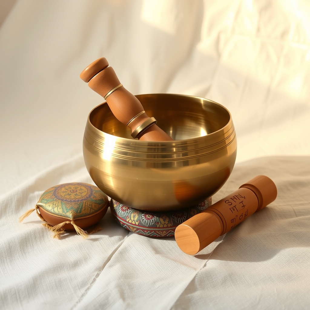 Tibetan Singing Bowl, Seven Metal
