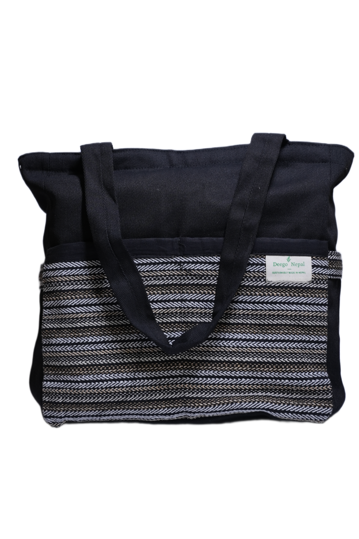 Compartment Bag Black Dhaka