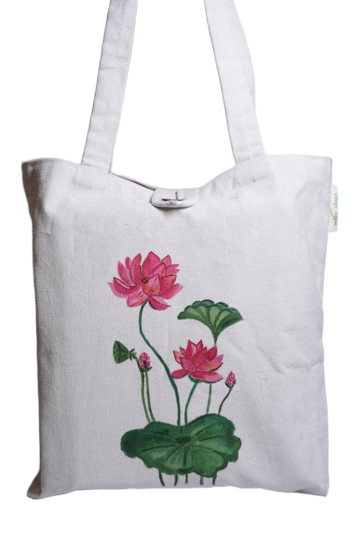 Hand painted Bag(Lotus)