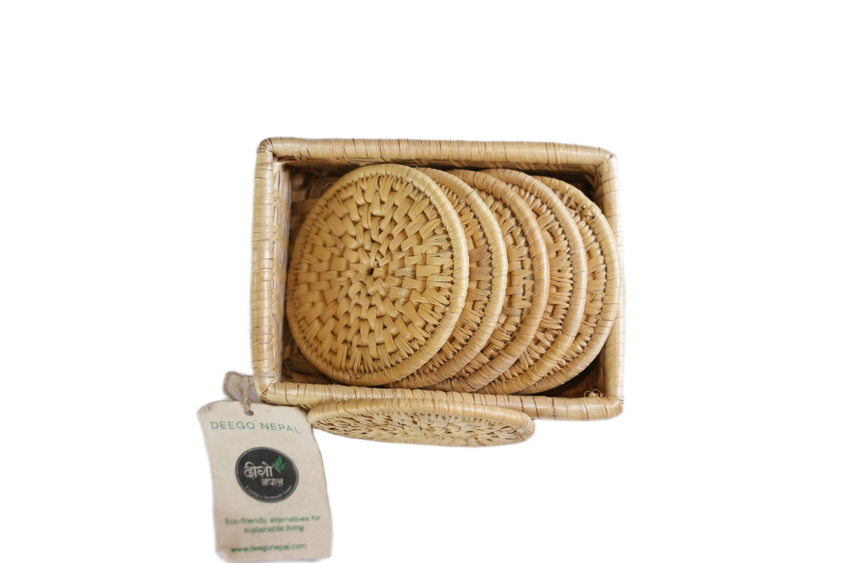 Tea Coasters Natural